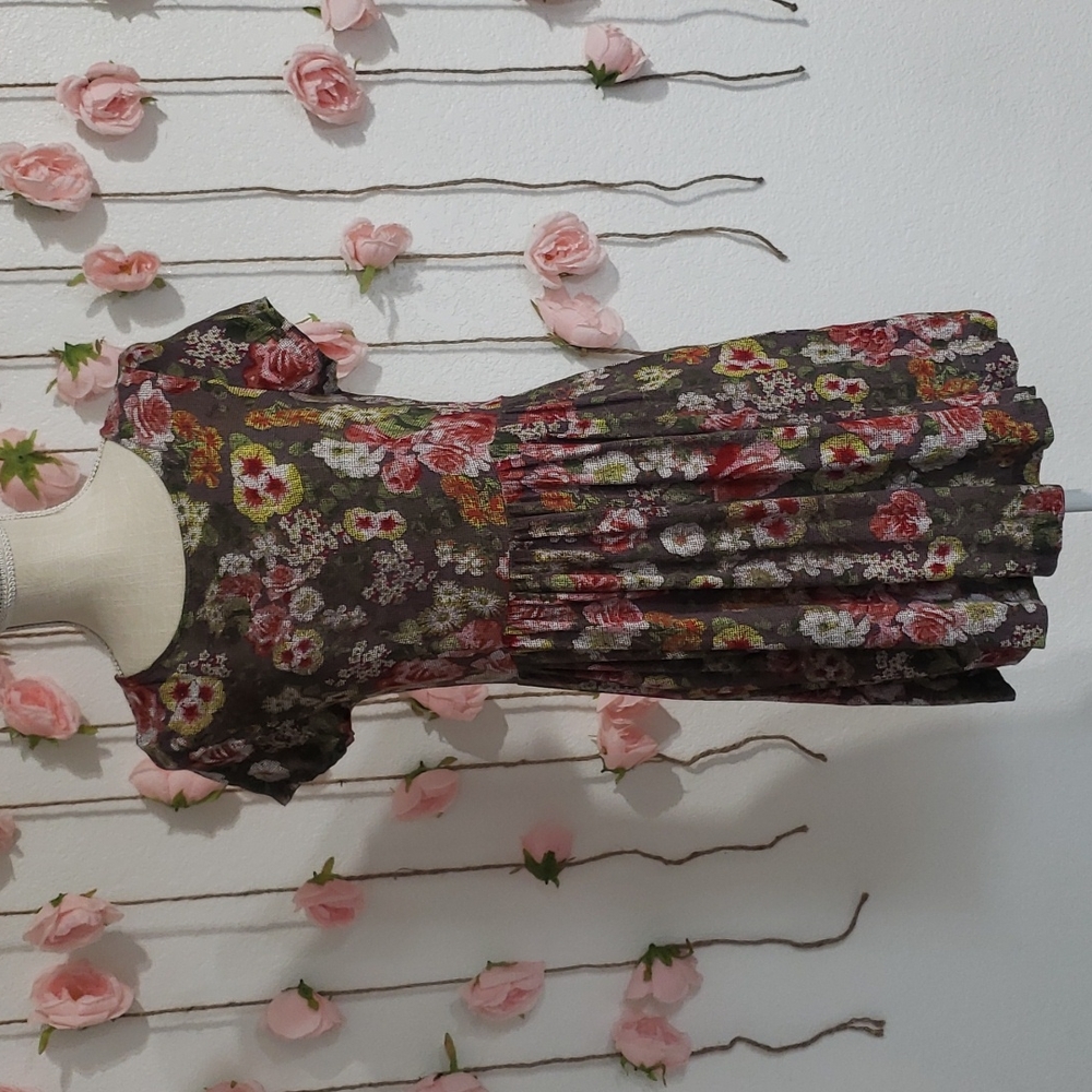 ANTHROPOLOGIE Sam & Lavi Botanica Dress